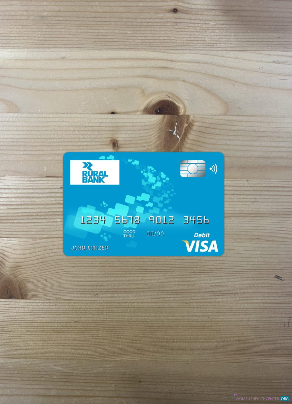 Download Australia Rural bank visa card photolook front Photoshop template